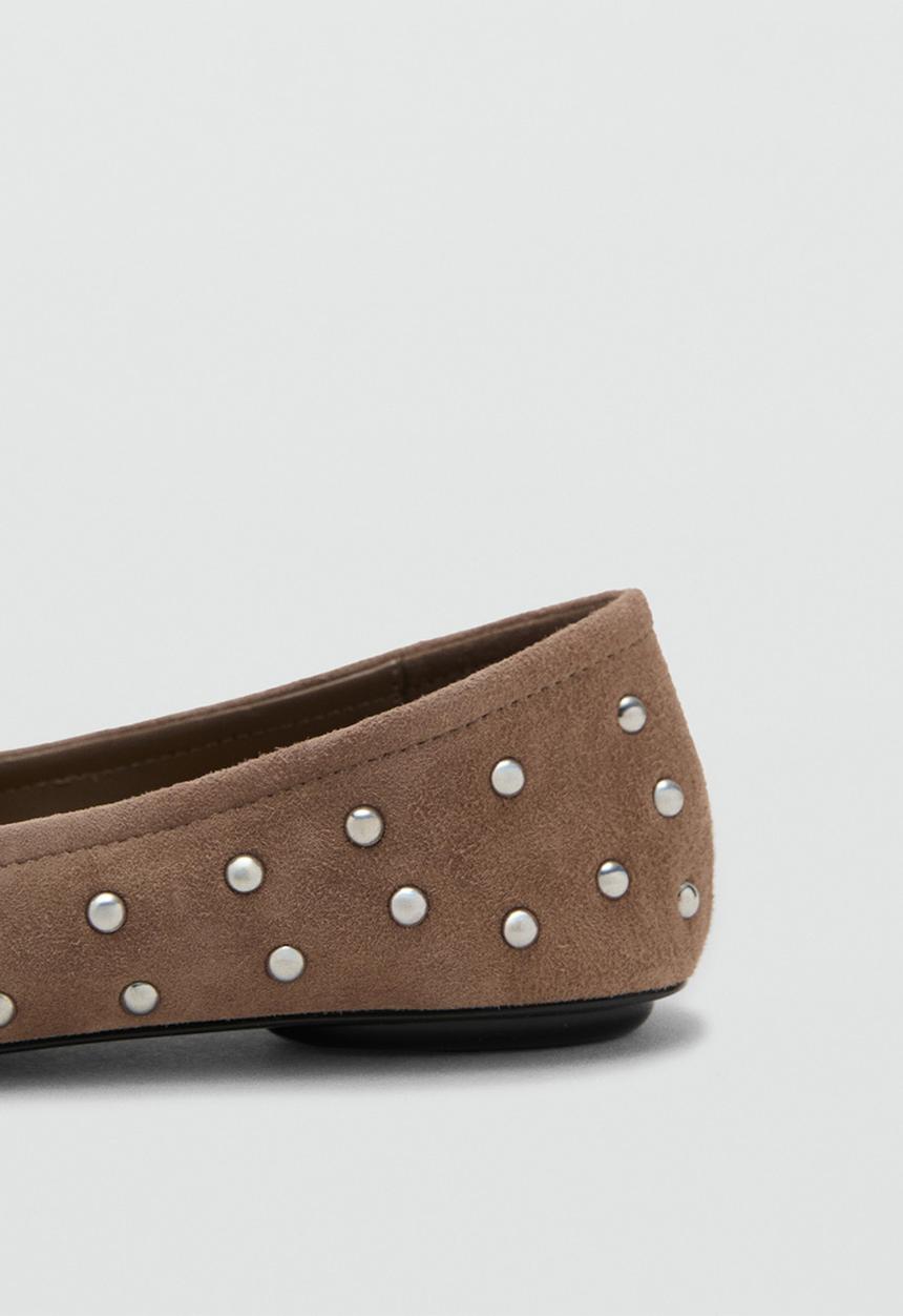 MANGO - Duma suede pump - light/pastel brown