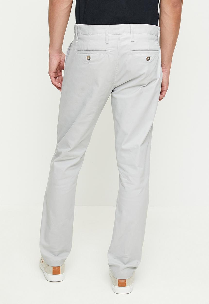 POLO - Venice essential slim leg trouser - light grey