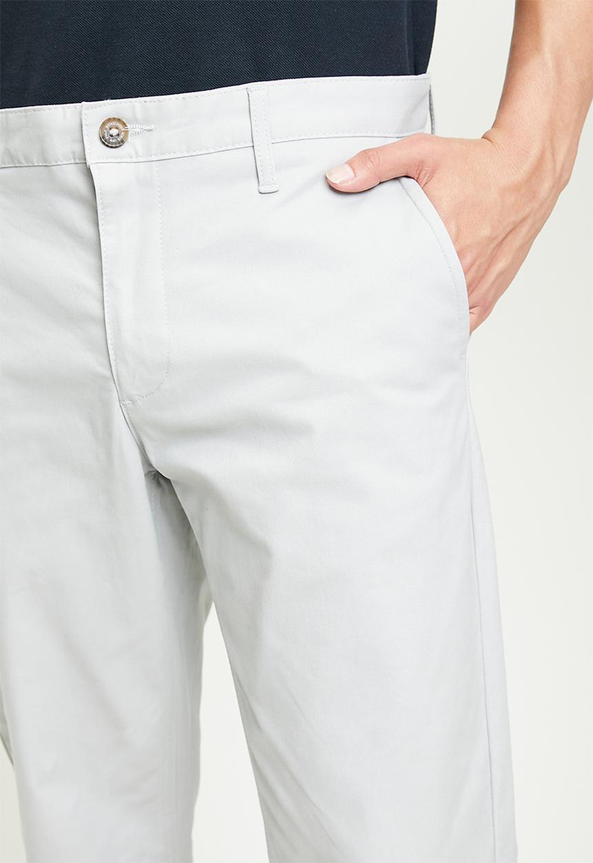 POLO - Venice essential slim leg trouser - light grey