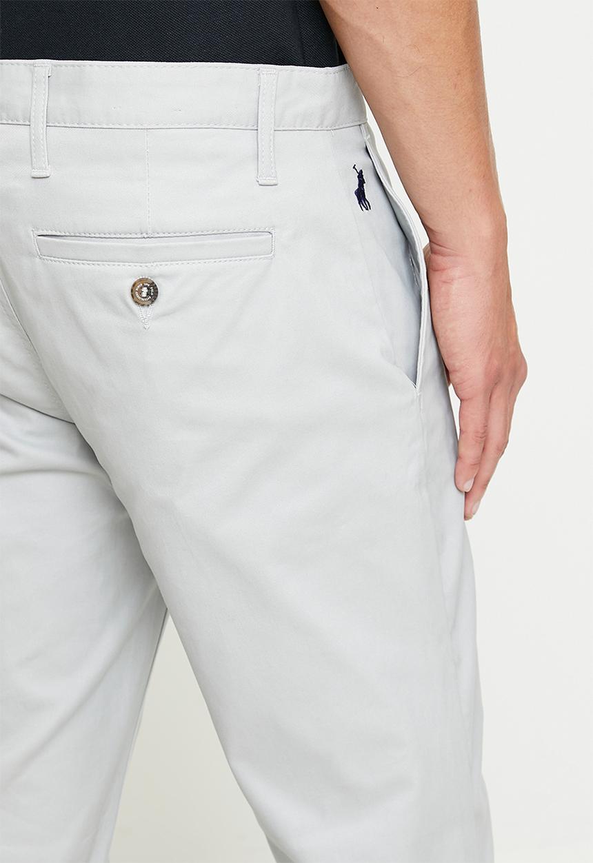 POLO - Venice essential slim leg trouser - light grey