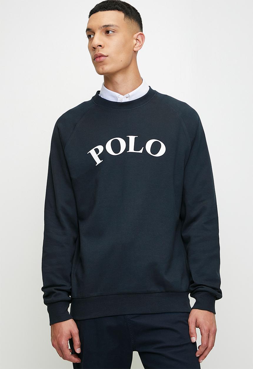 POLO - Thomas  sport ls sweat top - navy