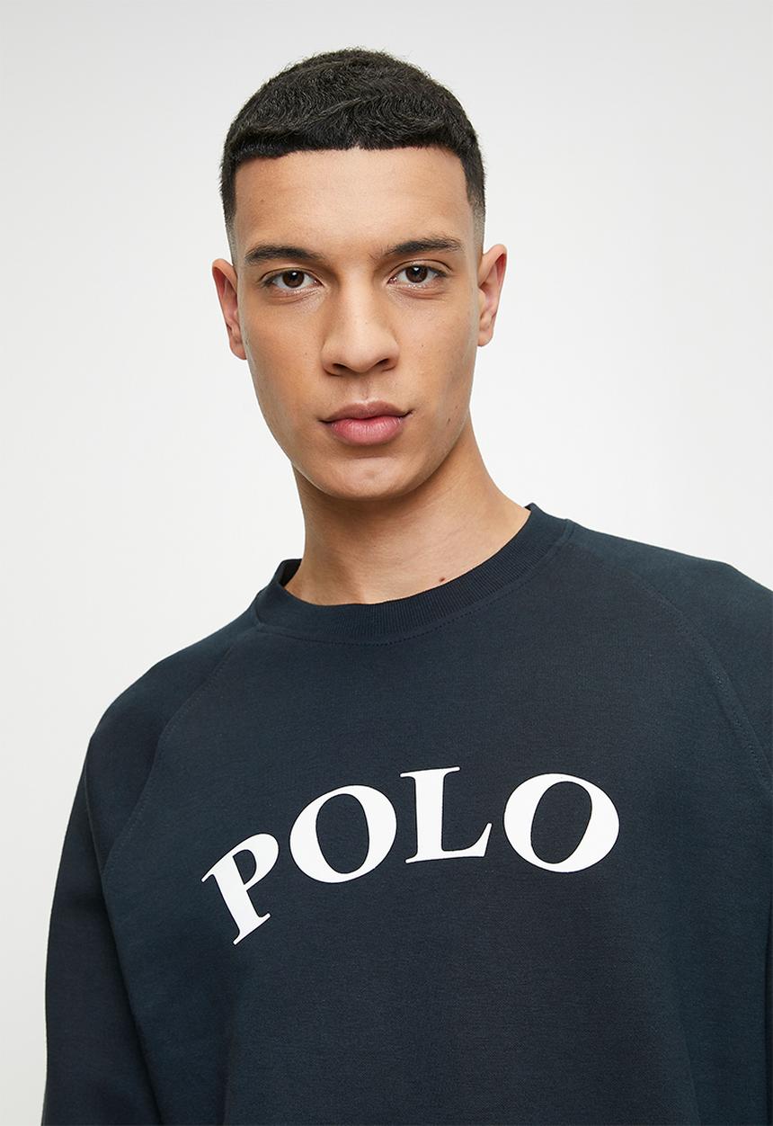 POLO - Thomas  sport ls sweat top - navy