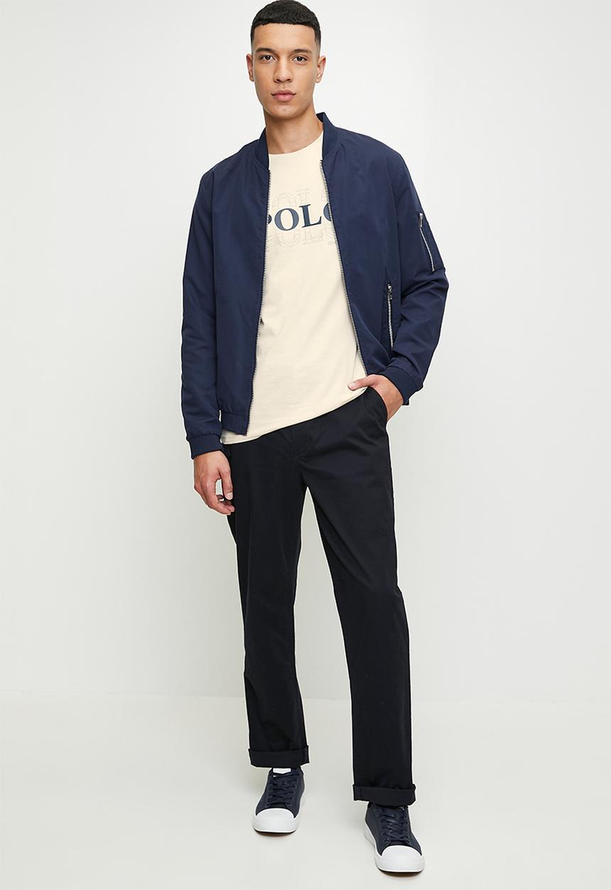 POLO - Bo printed graphic ss t-shirt - stone