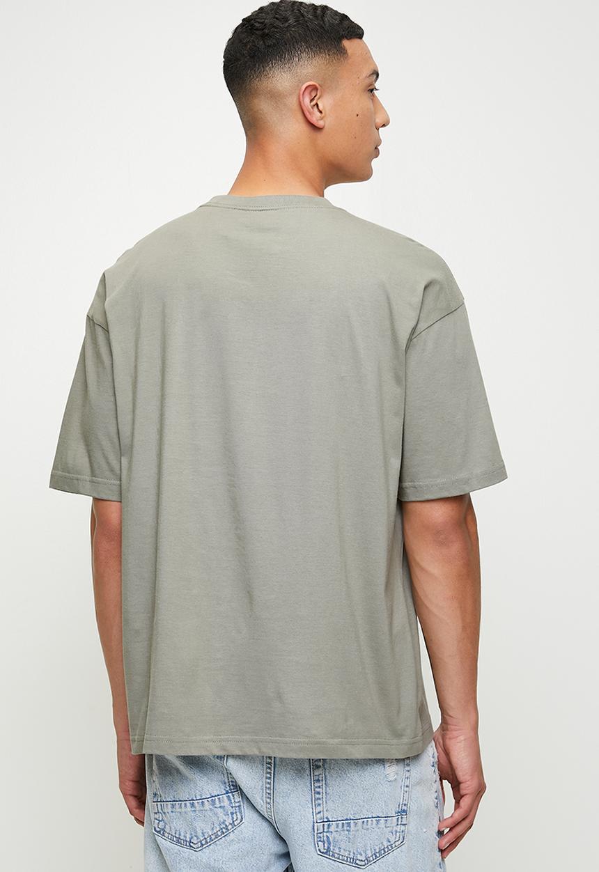 adidas Originals - LNY Box Logo Tee- Silver pebble grey