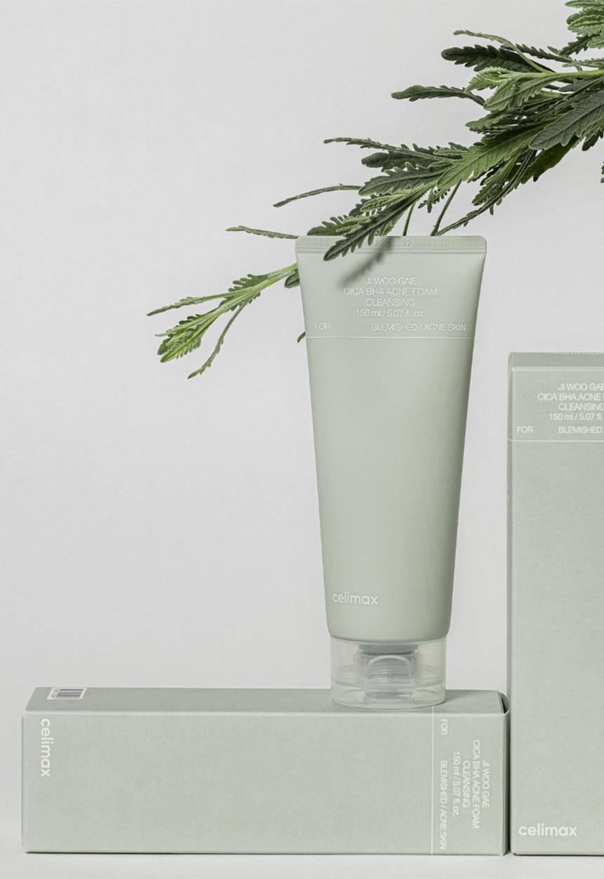 Celimax - Ji Woo Gae Cica BHA Acne Foam Cleansing - 150ml