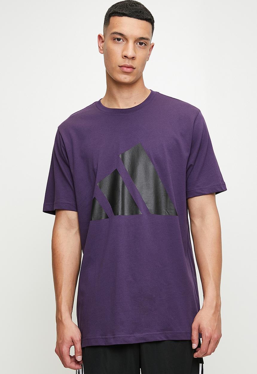 adidas Performance - Big Logo SJ Tee - Aurora plum