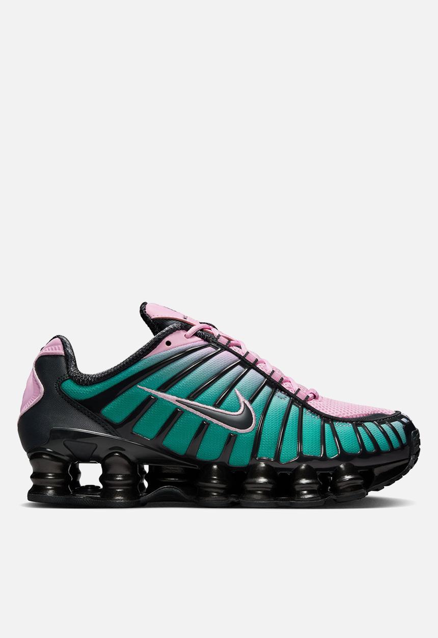 W NIKE SHOX TL FADE - LT ARCTIC PINK/NEPTUNE GREEN-OFF NOIR