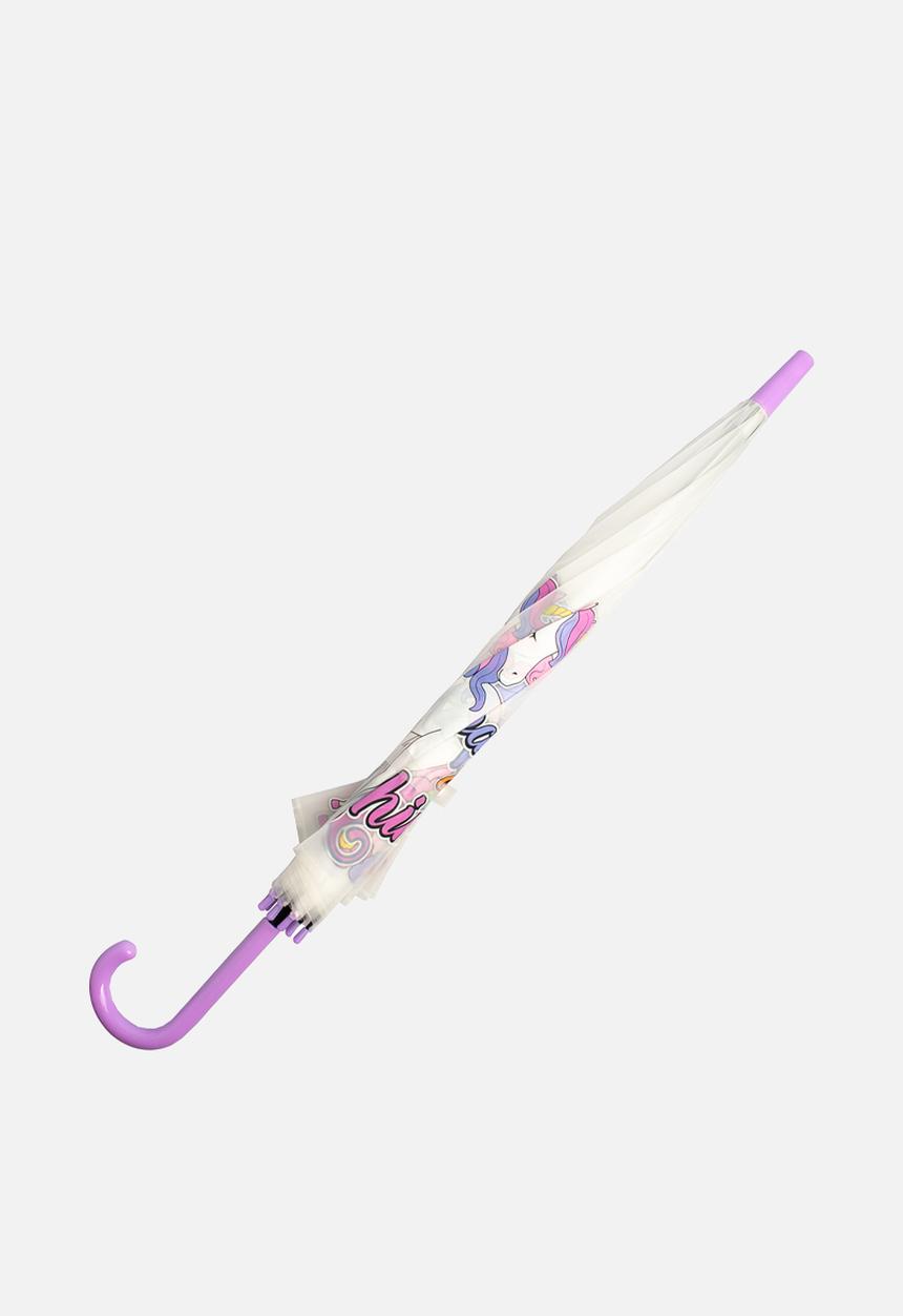 Character Group - Unicorn umbrella - grey & purple