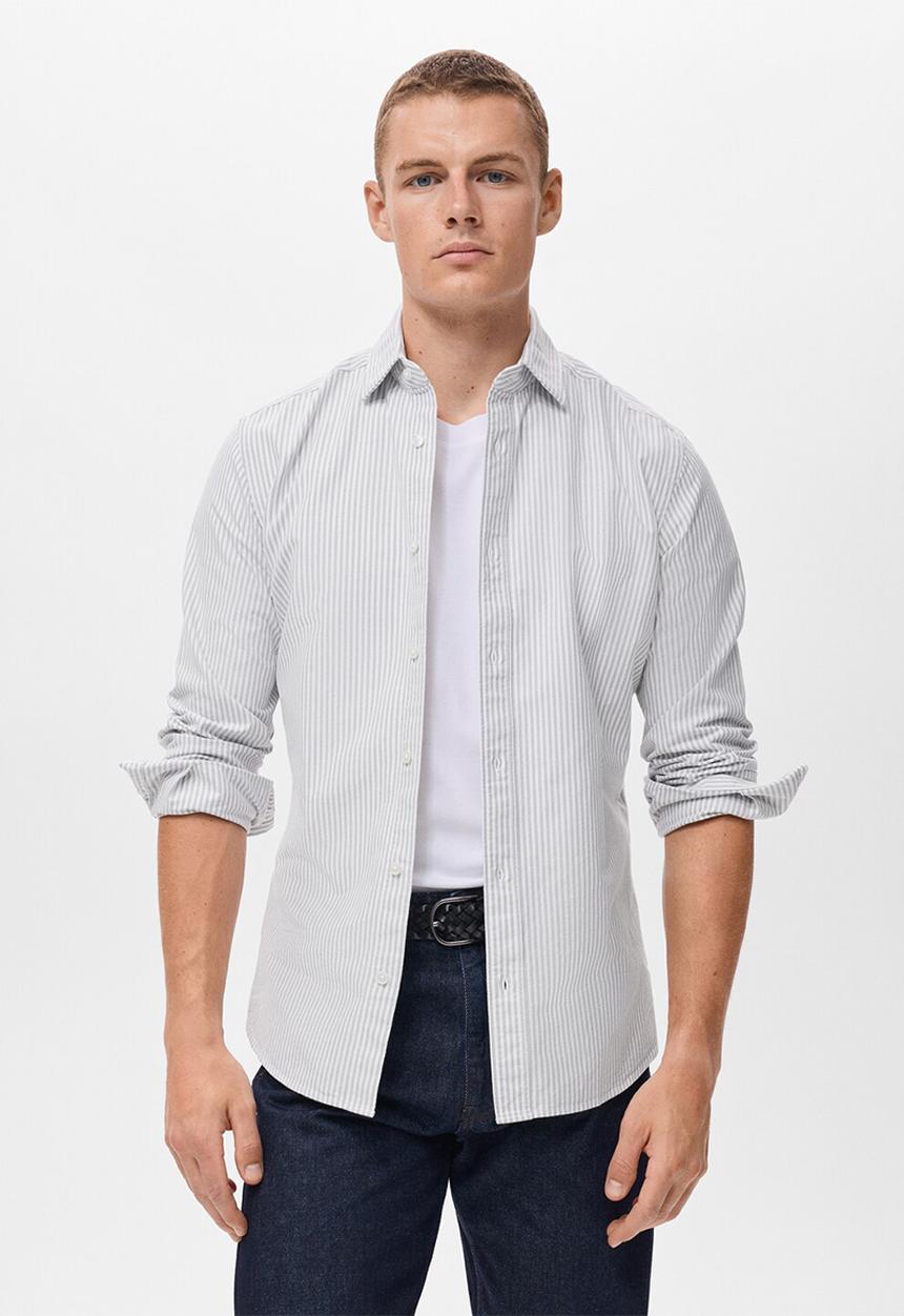 MANGO - Camisa Kodak1 - Grey
