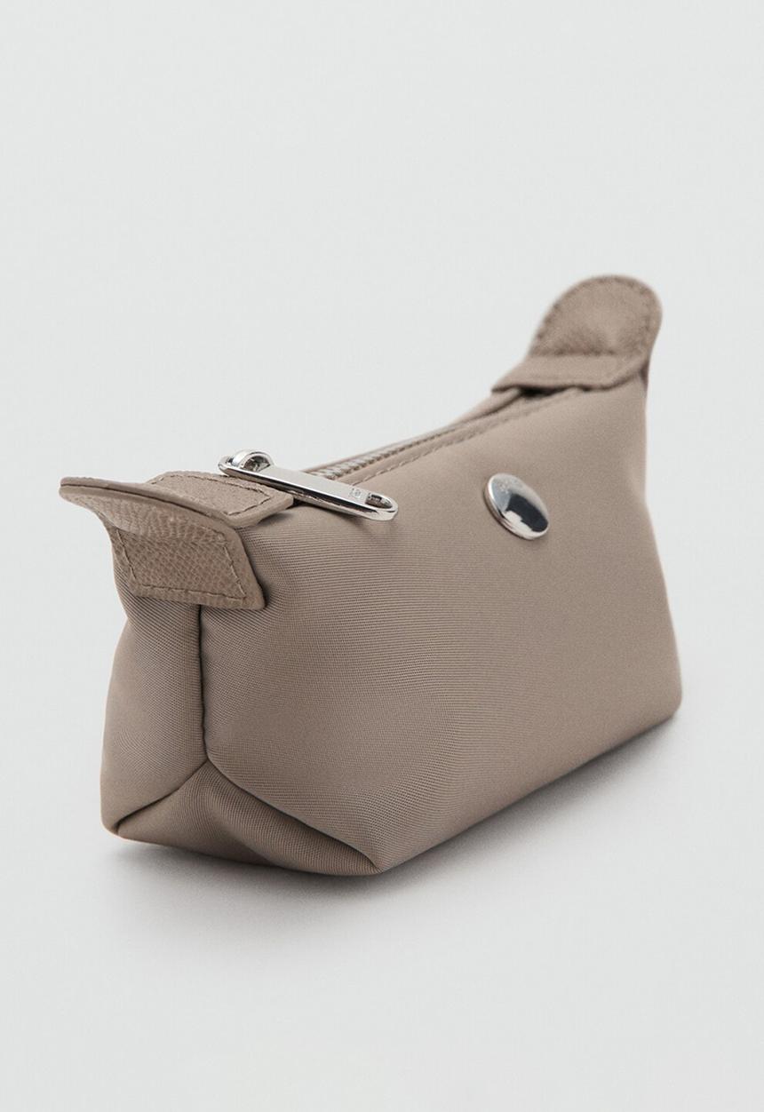 MANGO - Neceser P Nanda Cosmetic Bag - Greish Brown