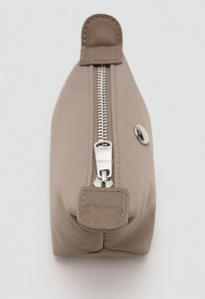 MANGO - Neceser P Nanda Cosmetic Bag - Greish Brown