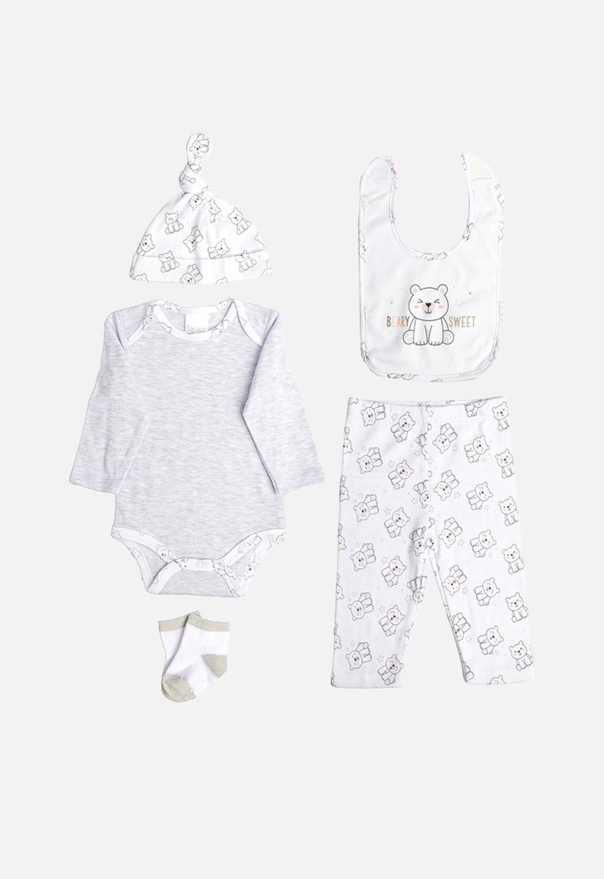 Character Group - 7 Piece gift set - grey & white