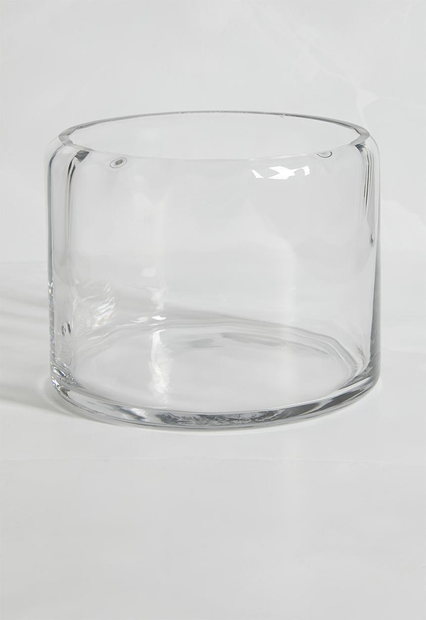 Silk By Design - Rounded cylinder glass vase