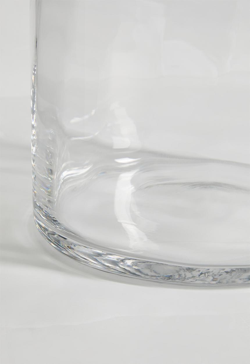 Silk By Design - Rounded cylinder glass vase