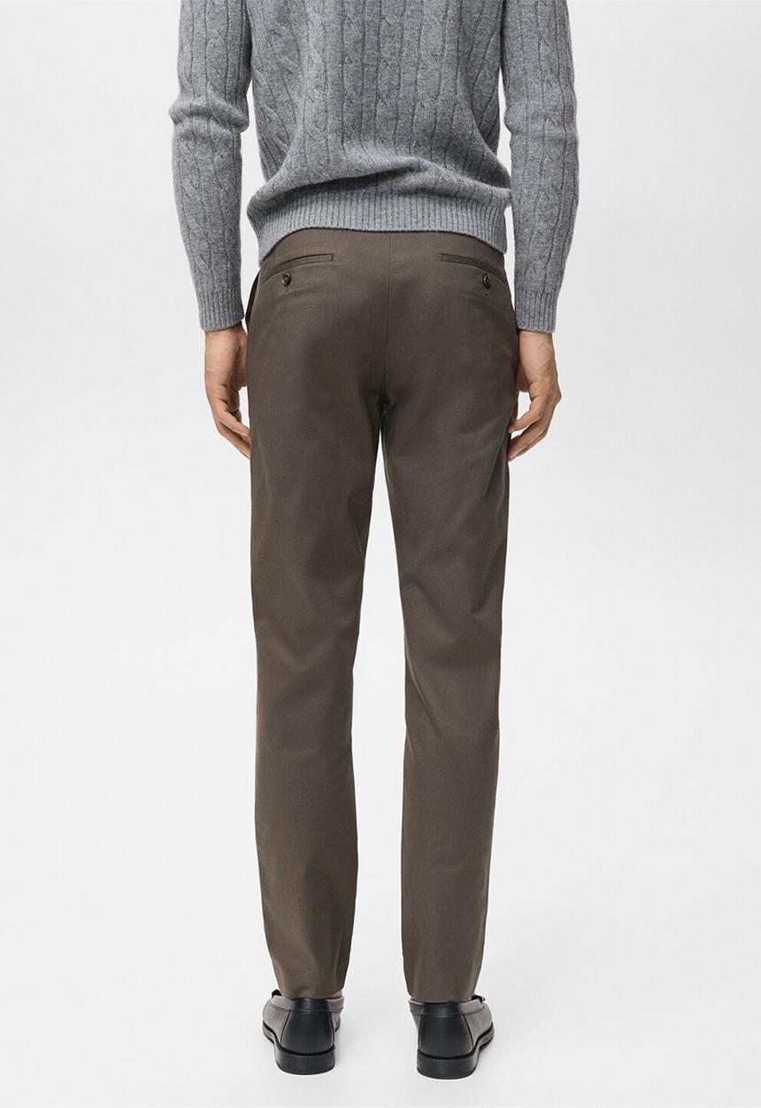 MANGO - Pantalon Dublino - Dark Brown