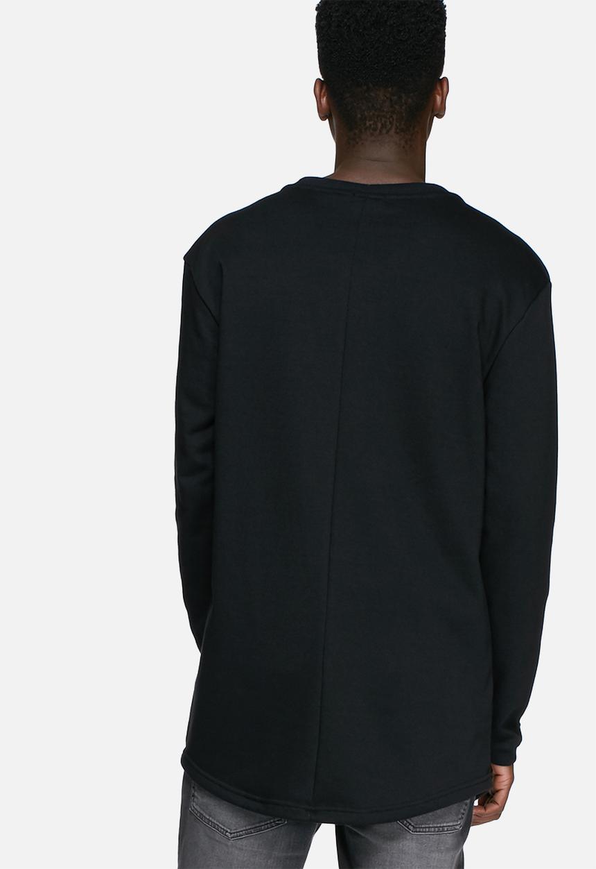 basicthread - Loopback curved hem sweat