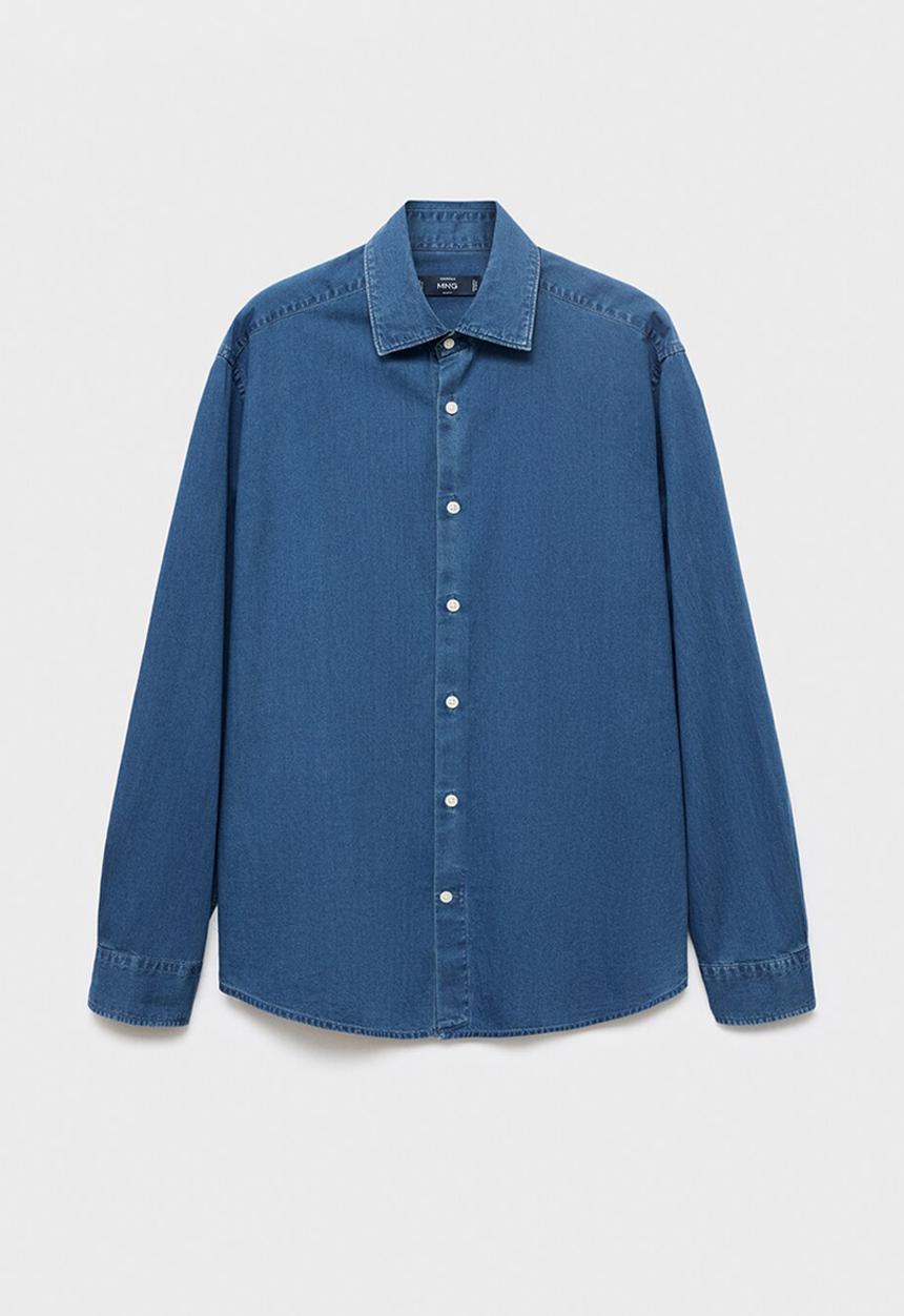 MANGO - Camisa Chambre - Denim