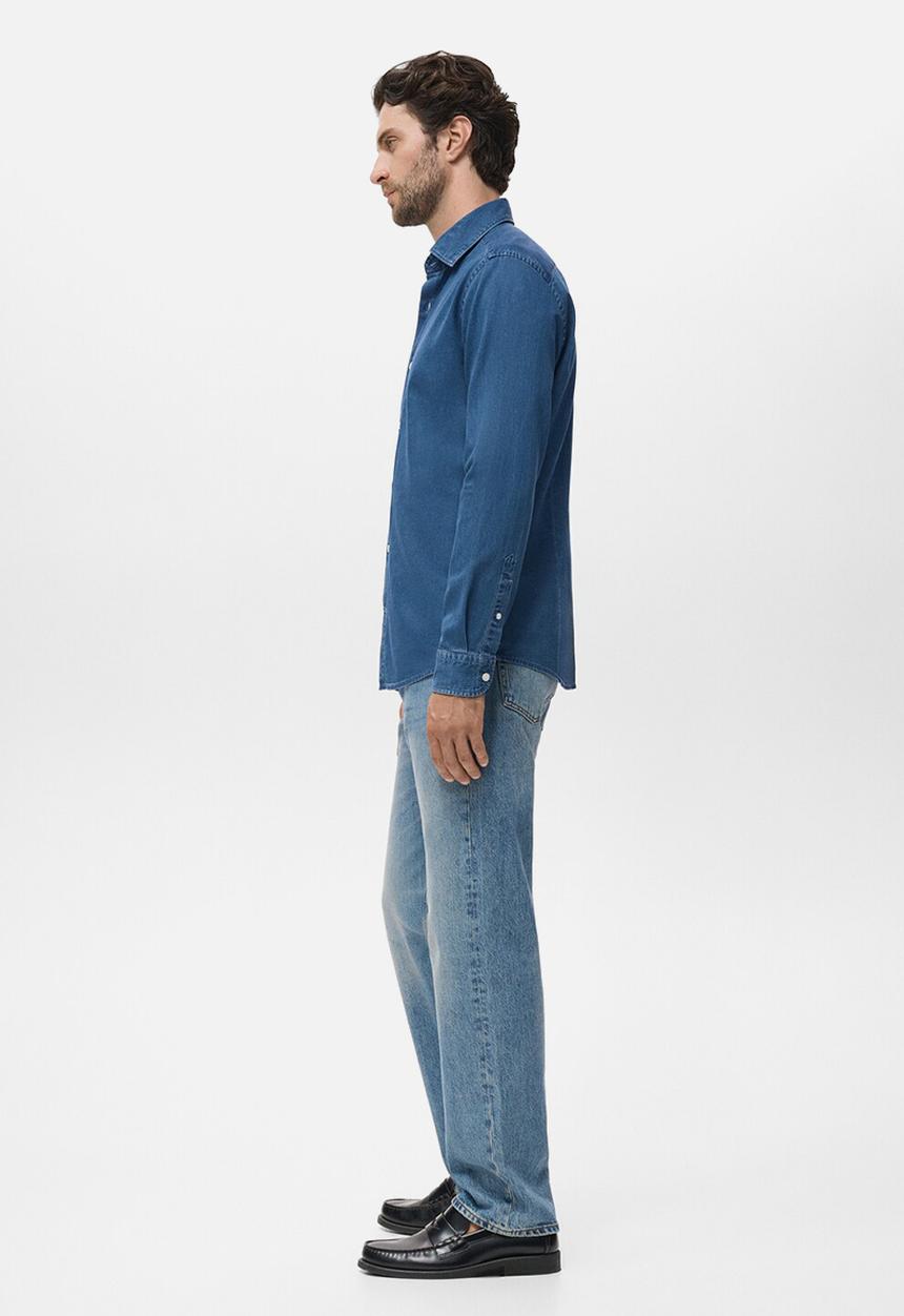 MANGO - Camisa Chambre - Denim