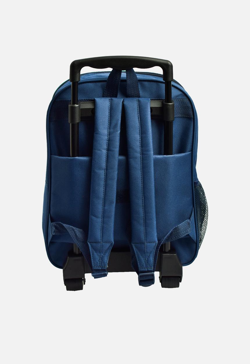 Character Group - Dino blocks trolley bag - blue & green
