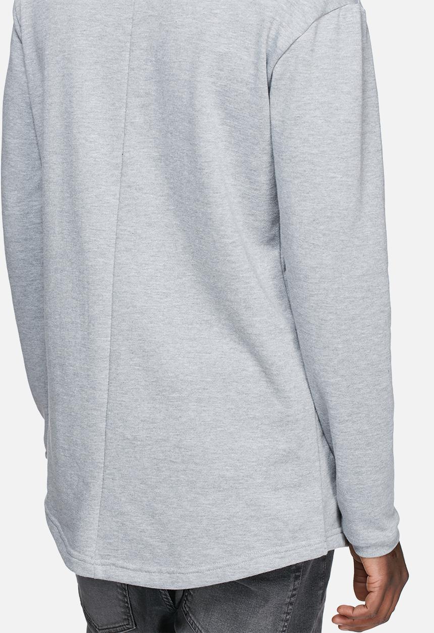 basicthread - Loopback curved hem sweat
