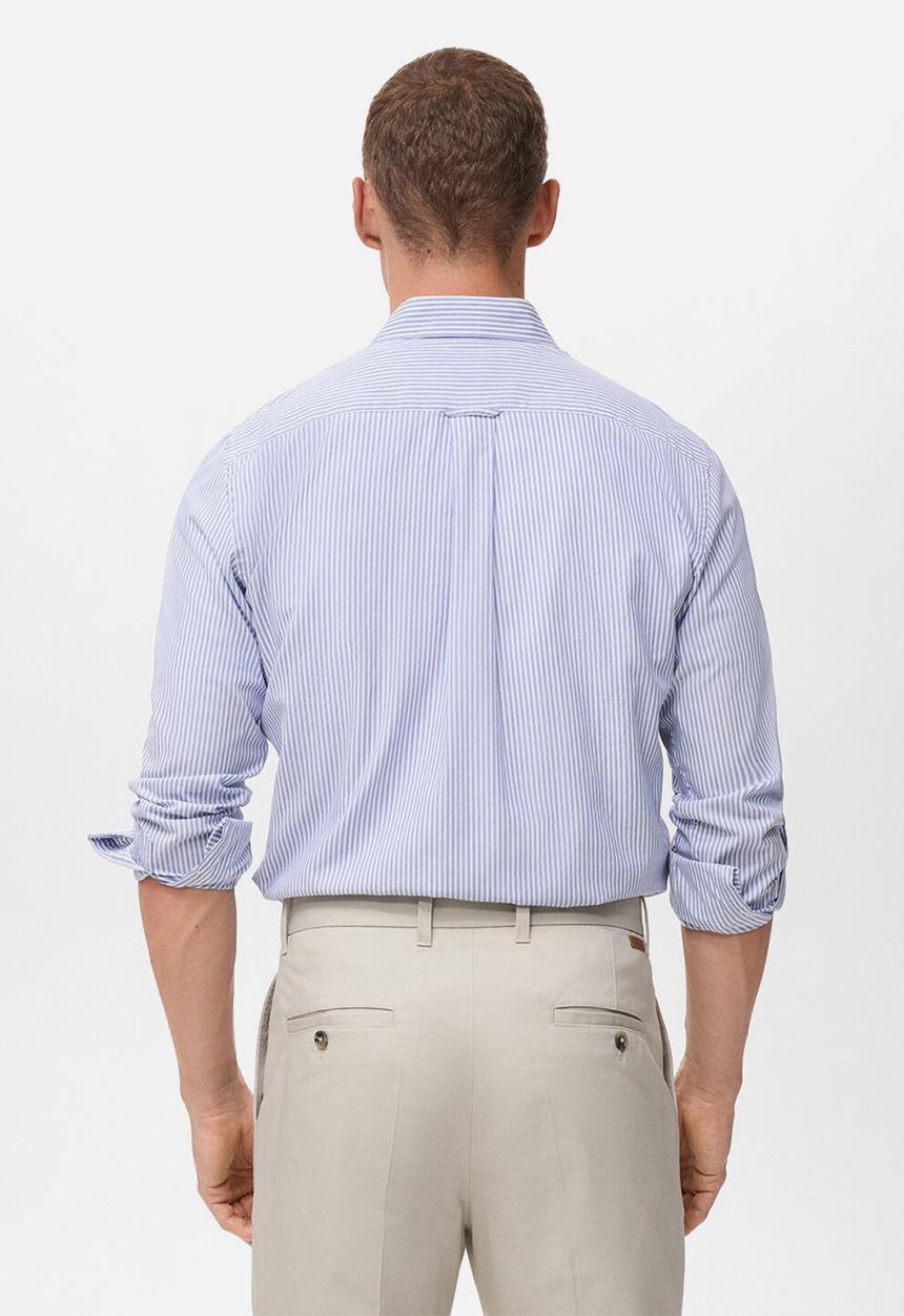 MANGO - Camisa Kodak2 - Navy & White 