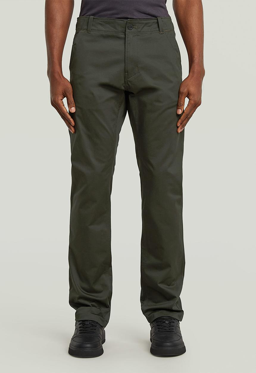 G-STAR - Mosa Straight Chino - asfalt