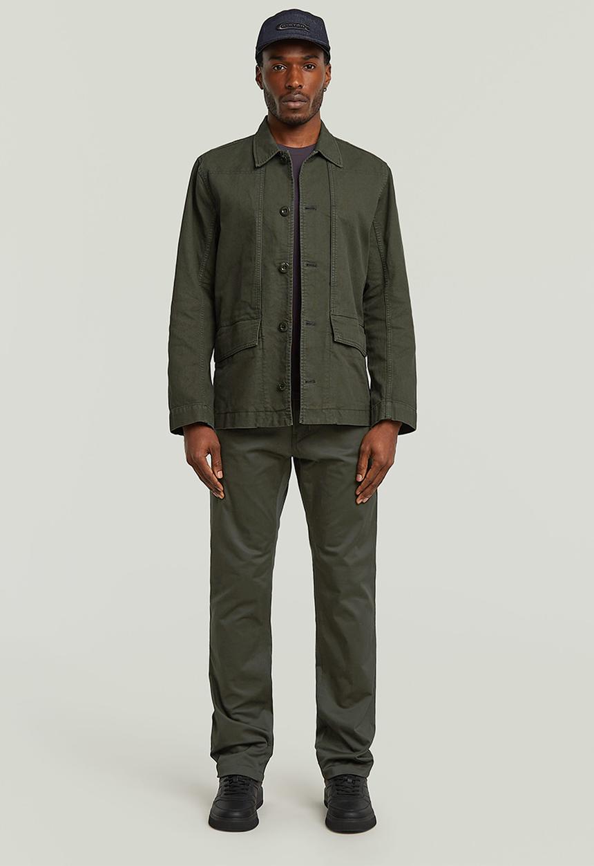G-STAR - Mosa Straight Chino - asfalt