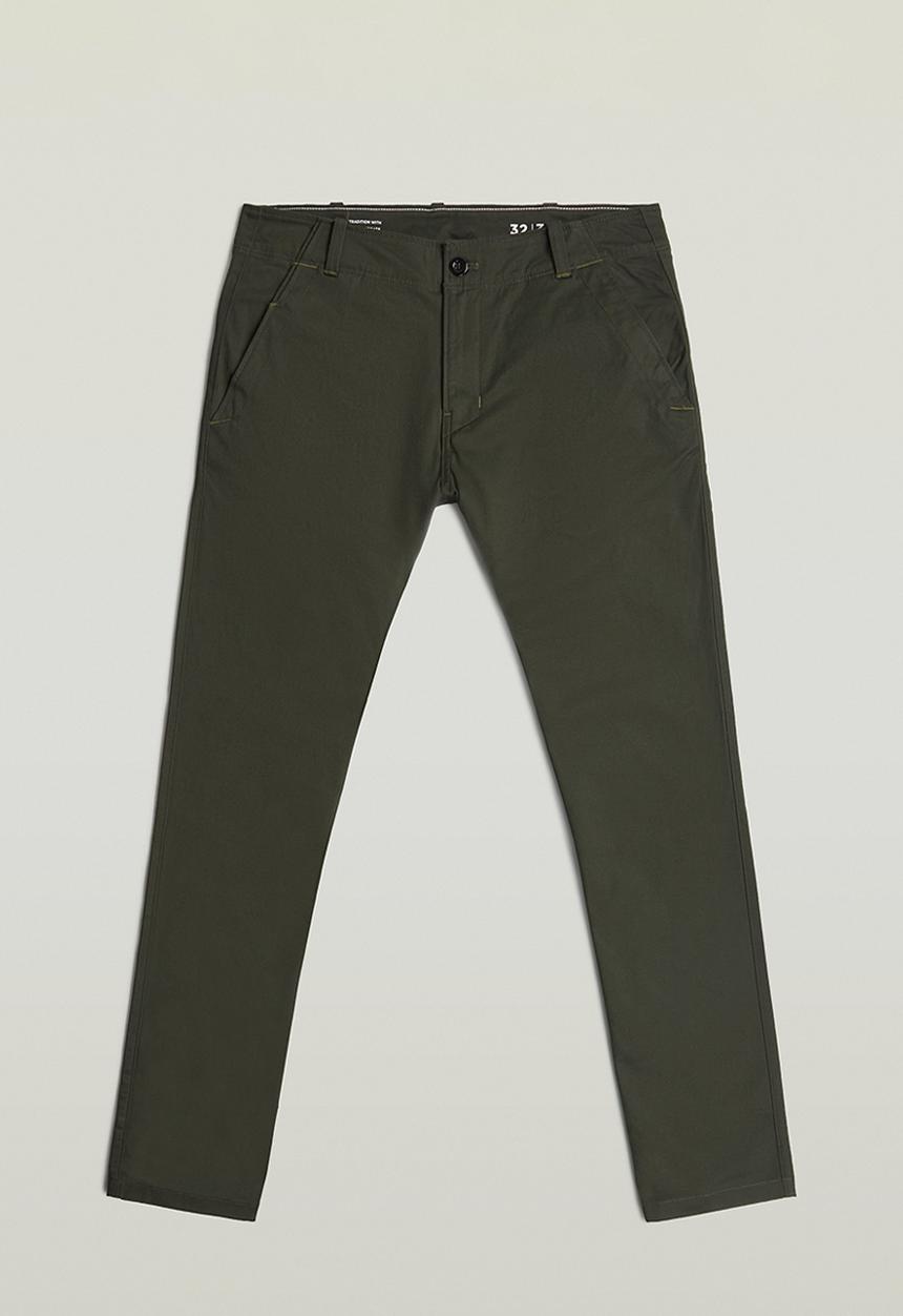 G-STAR - Mosa Straight Chino - asfalt