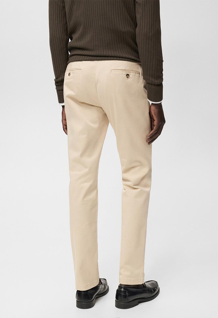 MANGO - Pantalon Barna - Light Beige