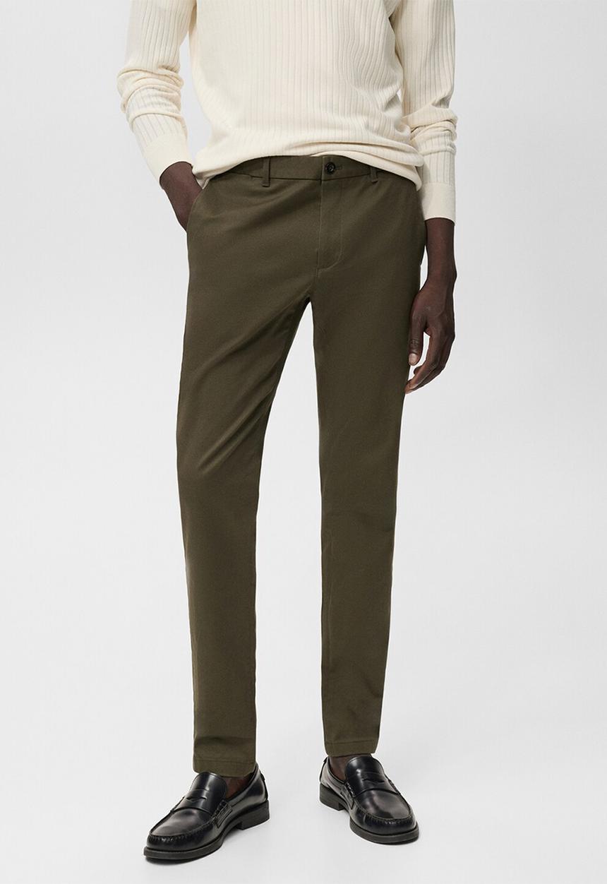 MANGO - Pantalon Barna - Khaki