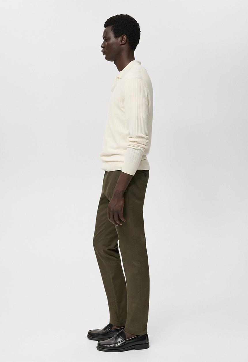 MANGO - Pantalon Barna - Khaki