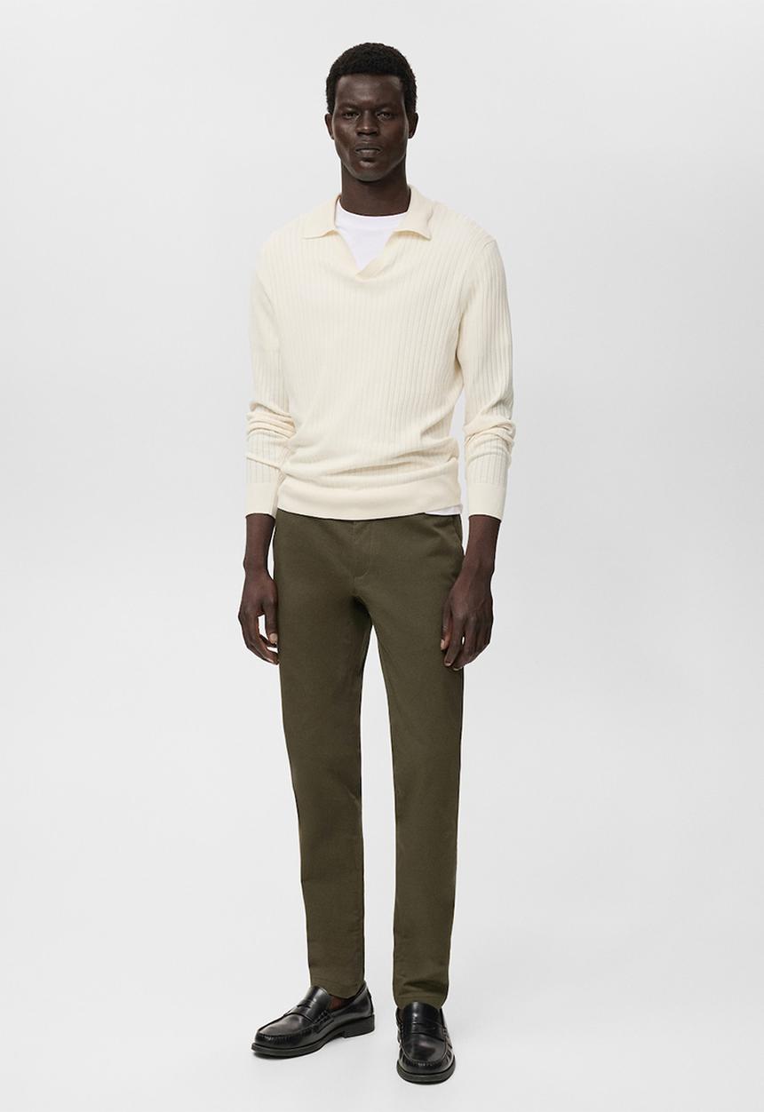 MANGO - Pantalon Barna - Khaki