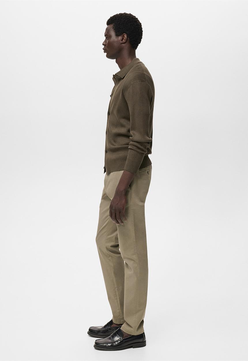 MANGO - Pantalon Barna - Medium Gray
