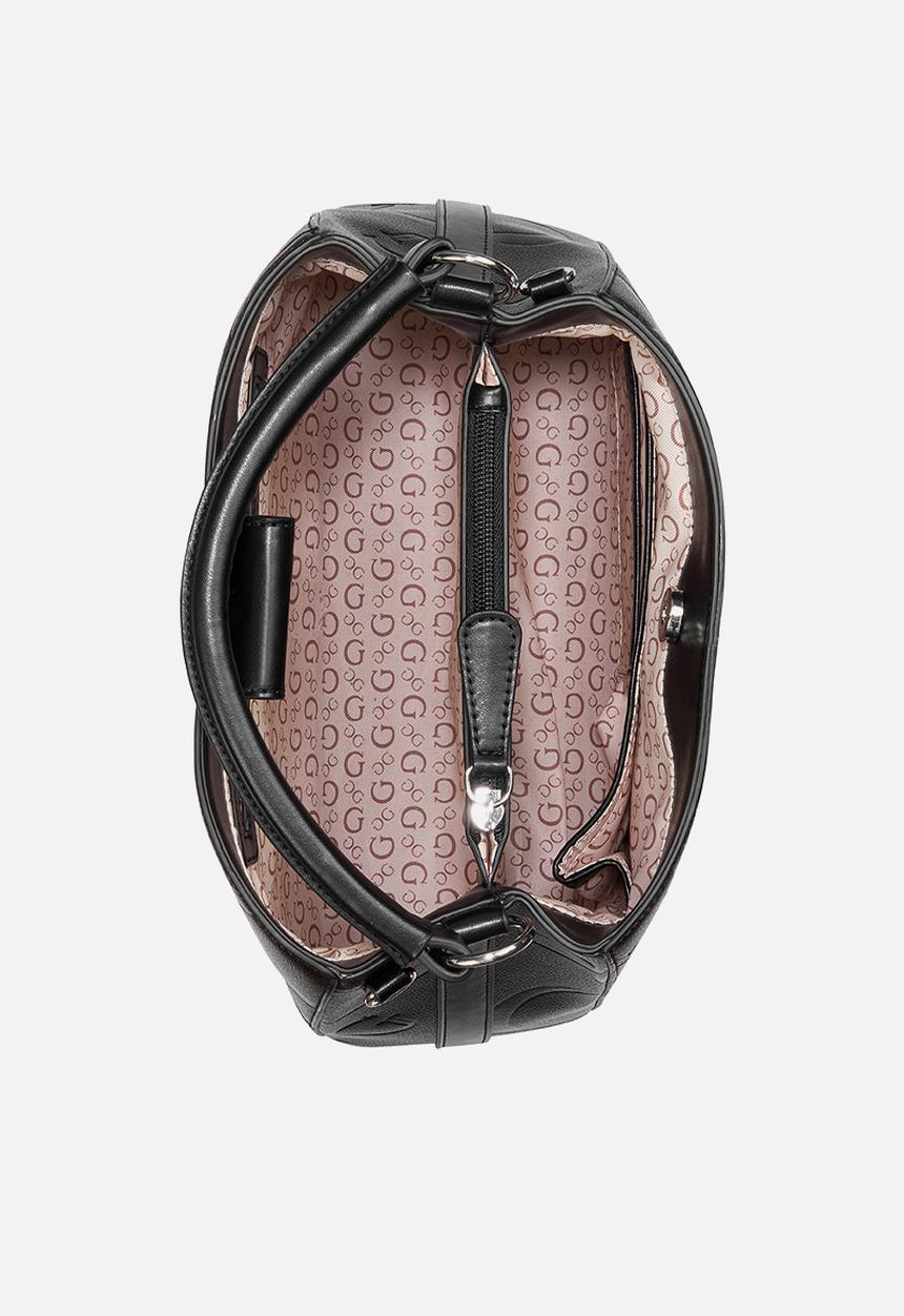 GUESS - Jarson Satchel Bag- Black