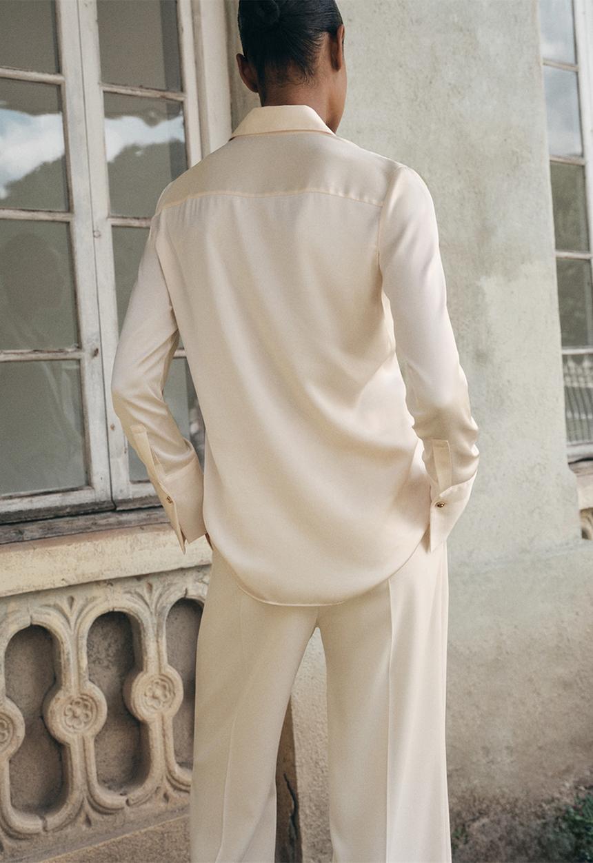 MANGO - Shirt ideale -  light beige