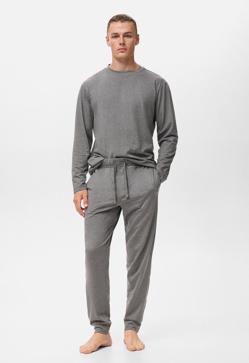 MANGO - Pijama Pack Nightset - Grey