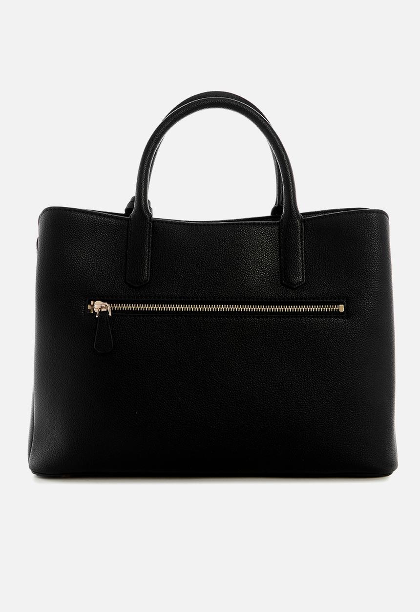 GUESS - Gregoria Large Gfriend Satchel Bag - Black