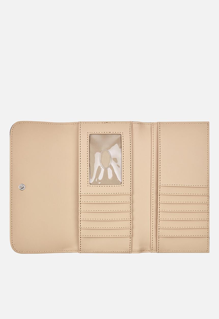 GUESS - Abbas Sling Slim Clutch Bag- Brown