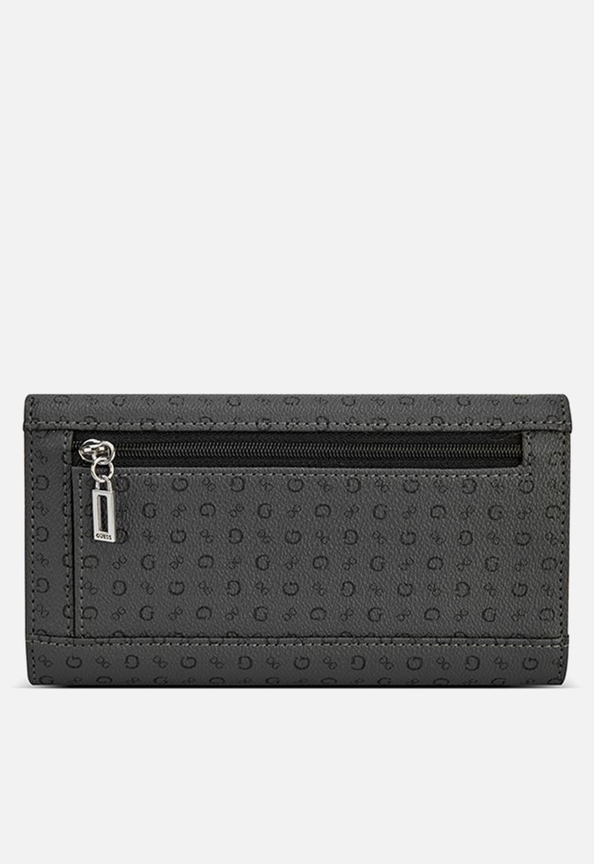 GUESS - Abbas Sling Slim Clutch Bag- Black