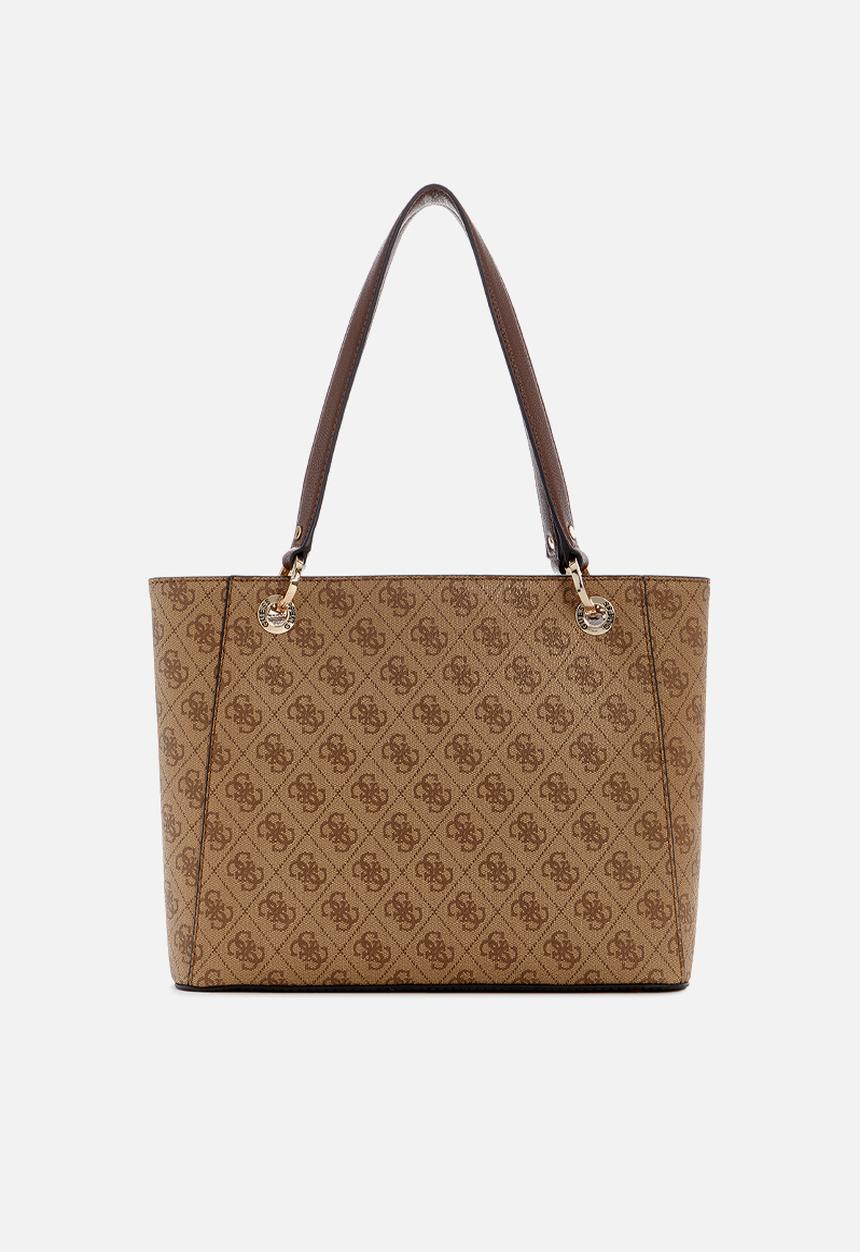 GUESS - Noelle Ii Small Tote Bag - Brown