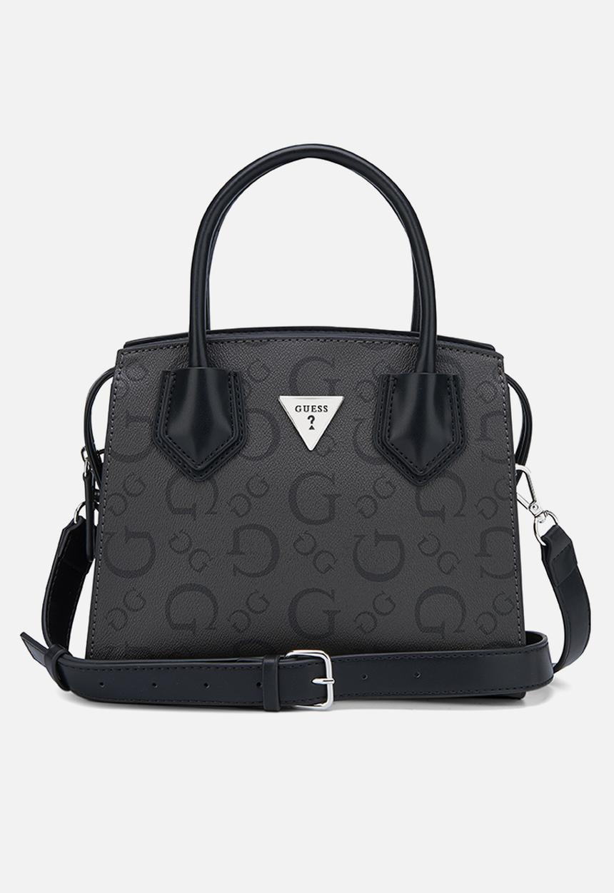 GUESS - Dorval Satchel Bag- Black