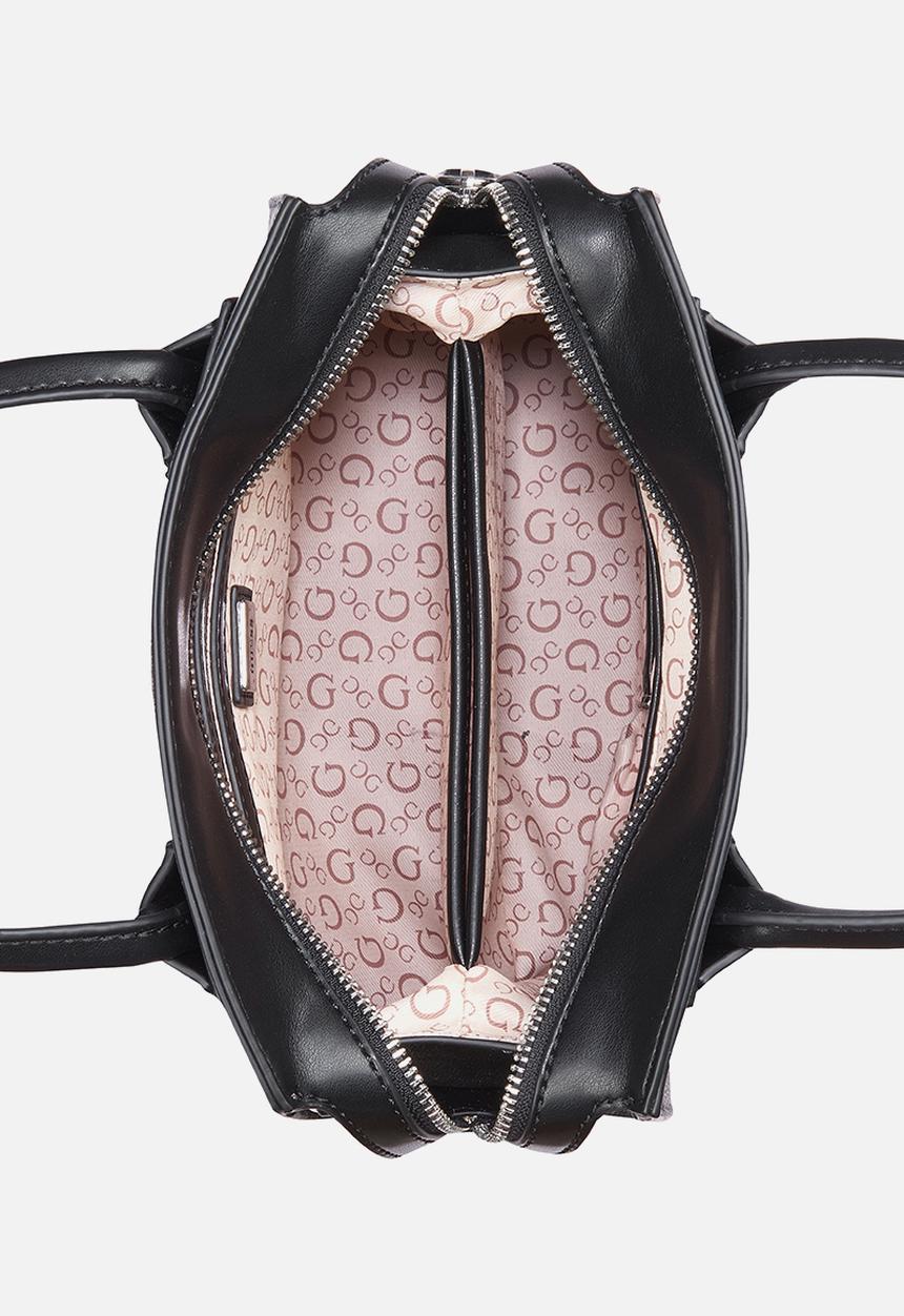 GUESS - Dorval Satchel Bag- Black