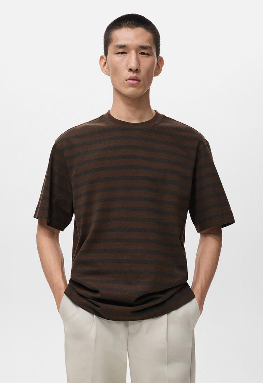 MANGO - Camiseta Anouks - Light Brown