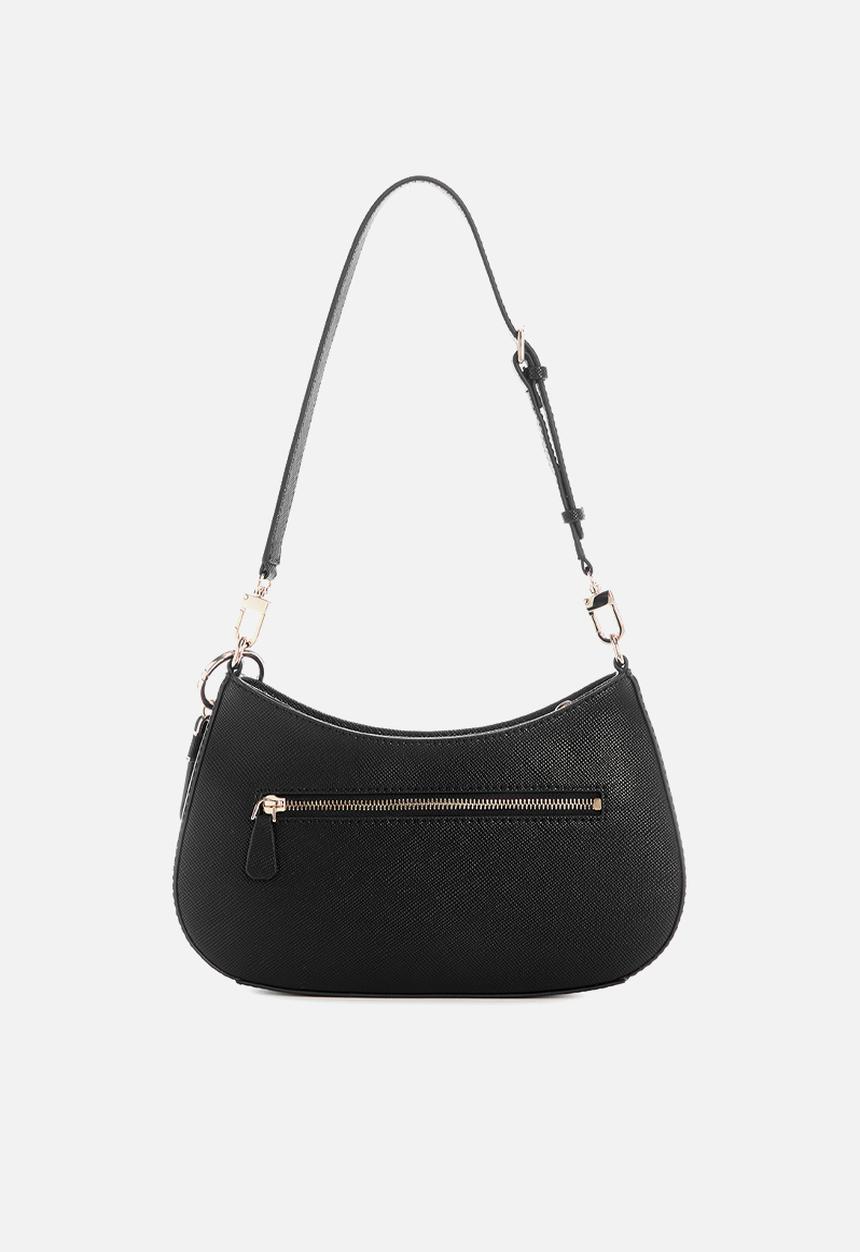 GUESS - Noelle Ii Top Zip Shoulder Bag - Black