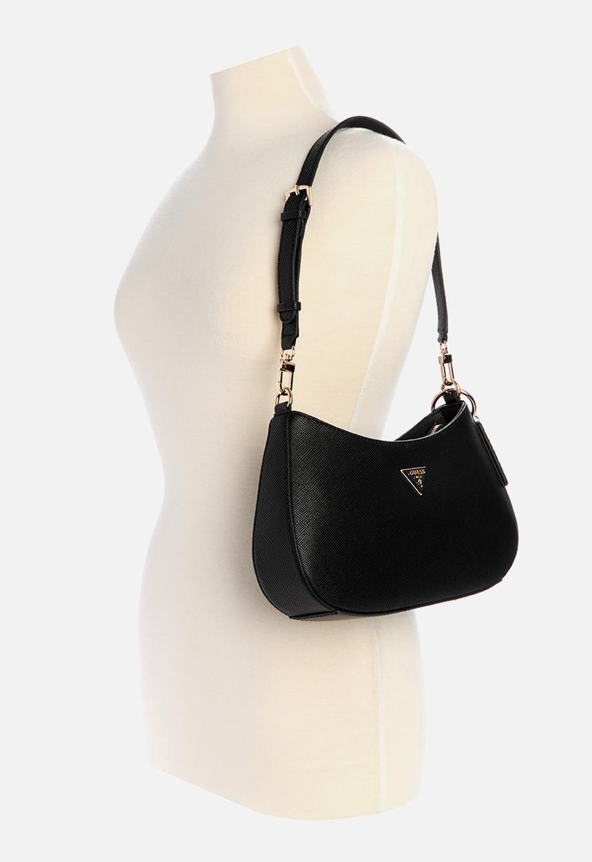 GUESS - Noelle Ii Top Zip Shoulder Bag - Black