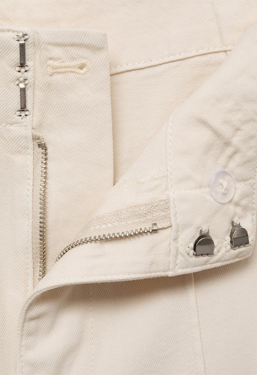 MANGO - Trousers lua -  light beige