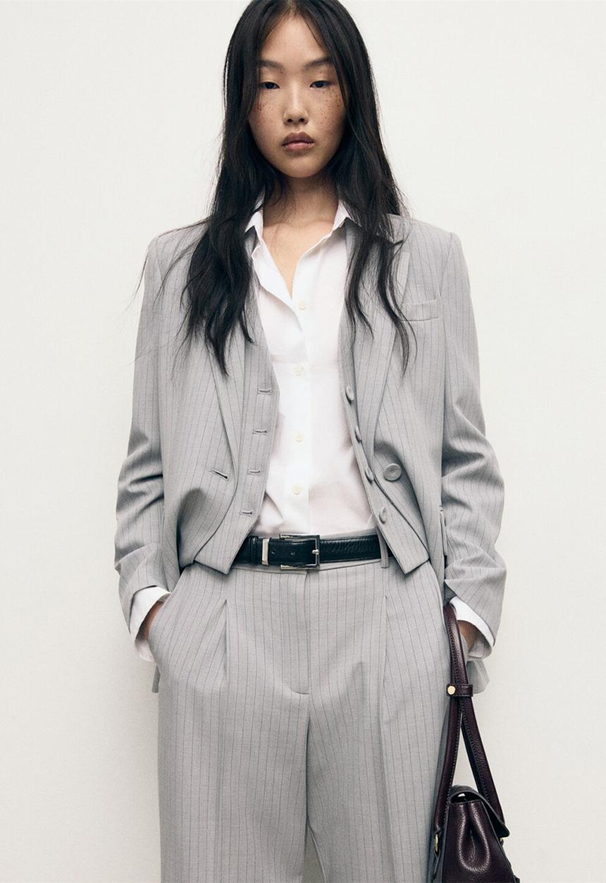 MANGO - Trousers bowery - grey