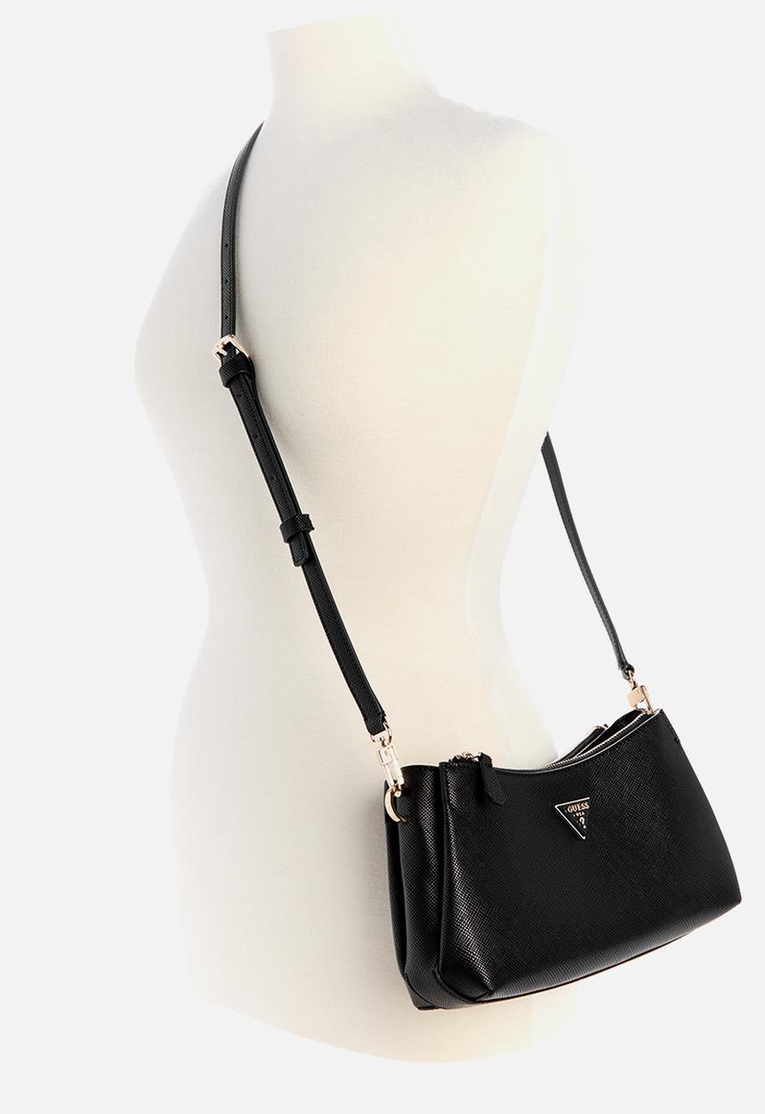 Noelle Ii 3 Comp Crossbody Bag - Black