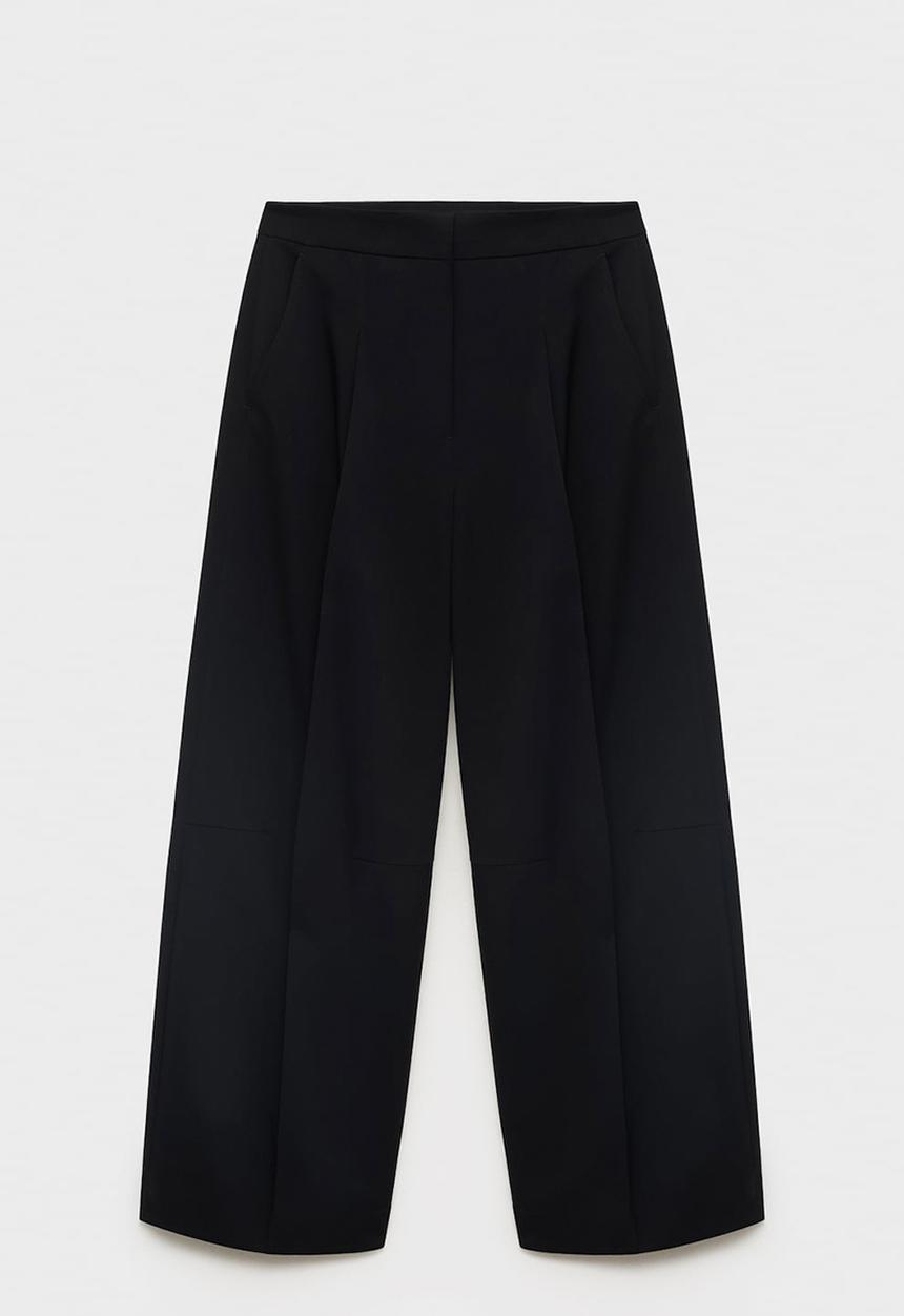 MANGO - Trousers julia -  black