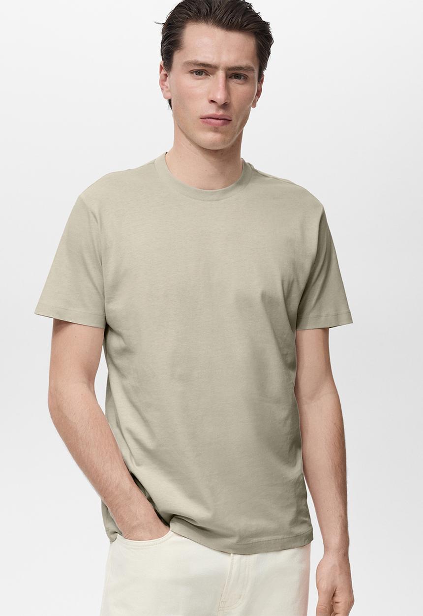 MANGO - Camiseta Cherlo - Sand